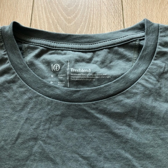 Ten Tree Mountain Embroidered T Shirt in Gray Women’s Size S - Picture 4 of 9